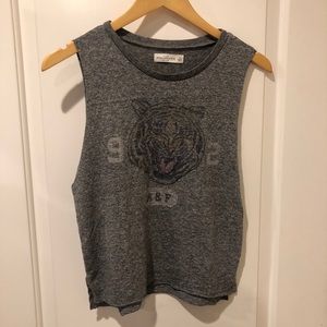 A&F grey tank